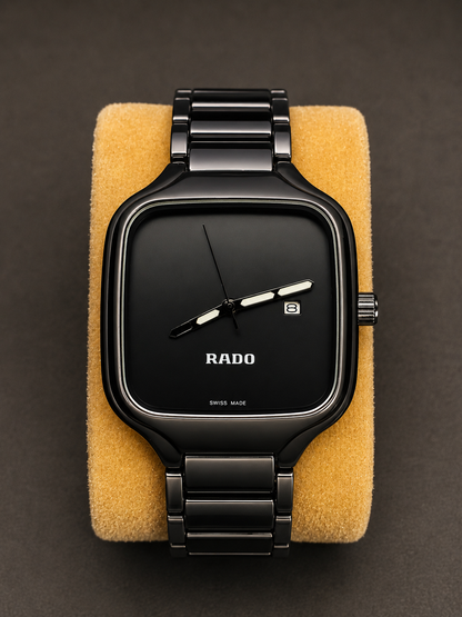 Rado Matte Black Square Dial