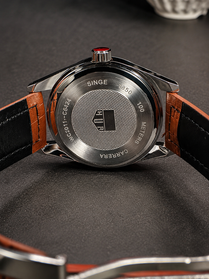 “Men’s Automatic Classic Watch – Premium Leather Strap”