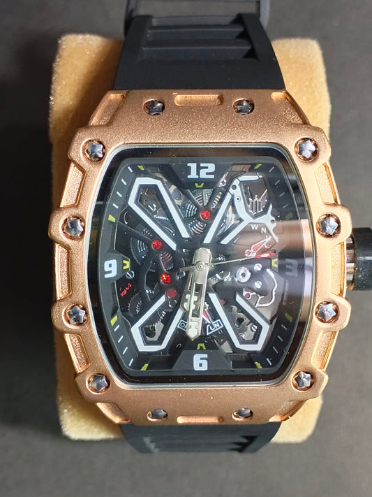 Rose-Gold Back Case Watch