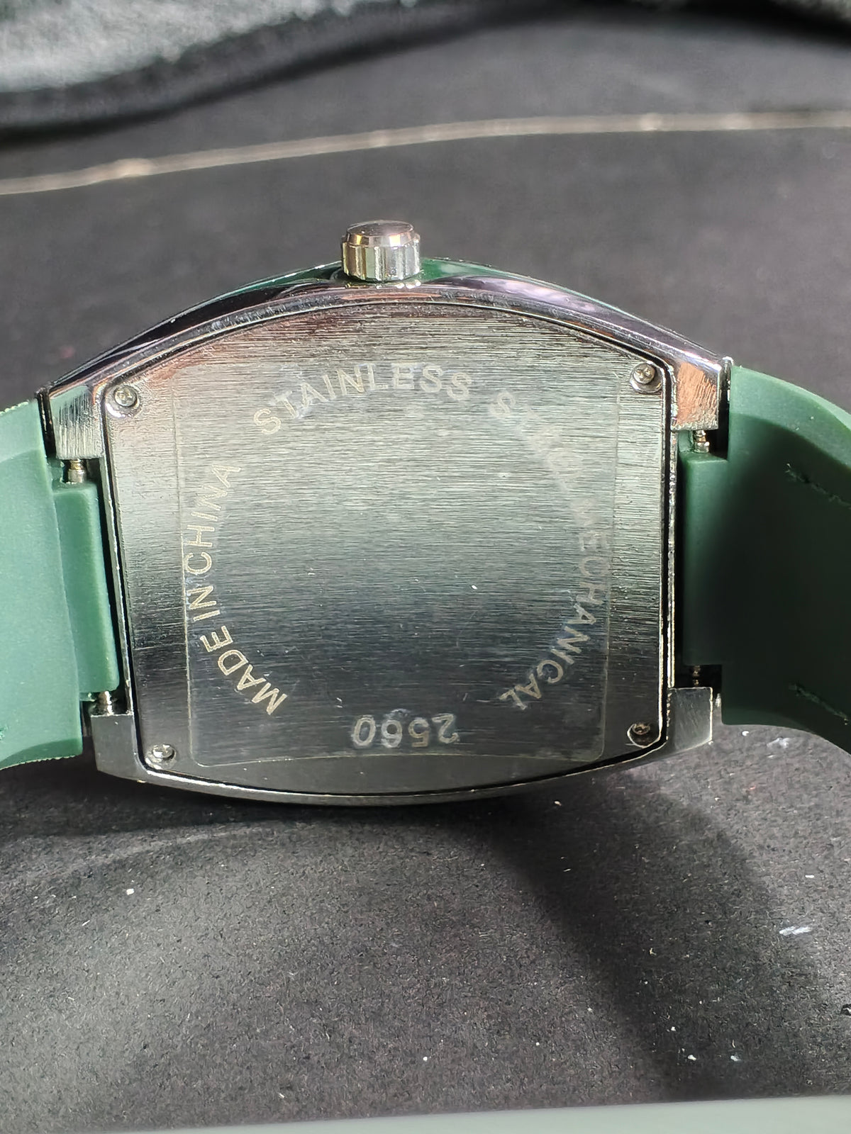 Vanguard - Green Hybrid Rubber Strap