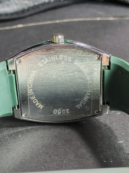 Vanguard - Green Hybrid Rubber Strap