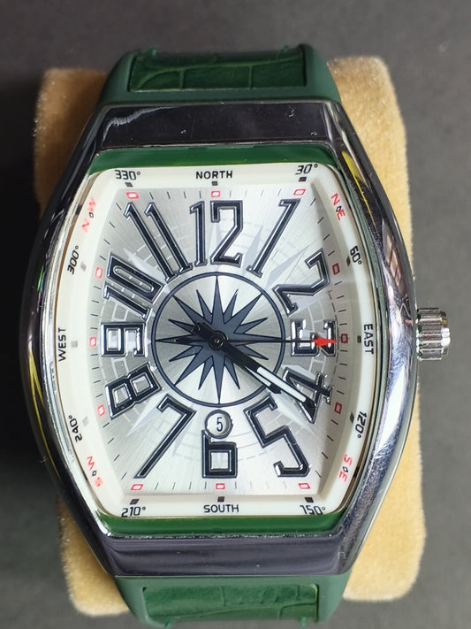 Vanguard - Green Hybrid Rubber Strap