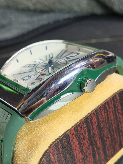Vanguard - Green Hybrid Rubber Strap