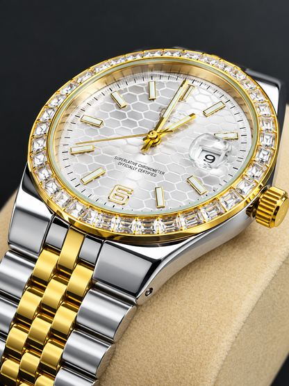 Two-Tone Gold & Silver Watch