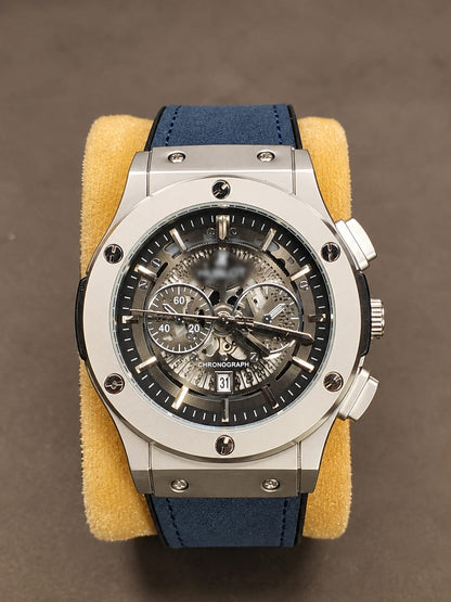 Chronograph Skeleton - Blue Strap