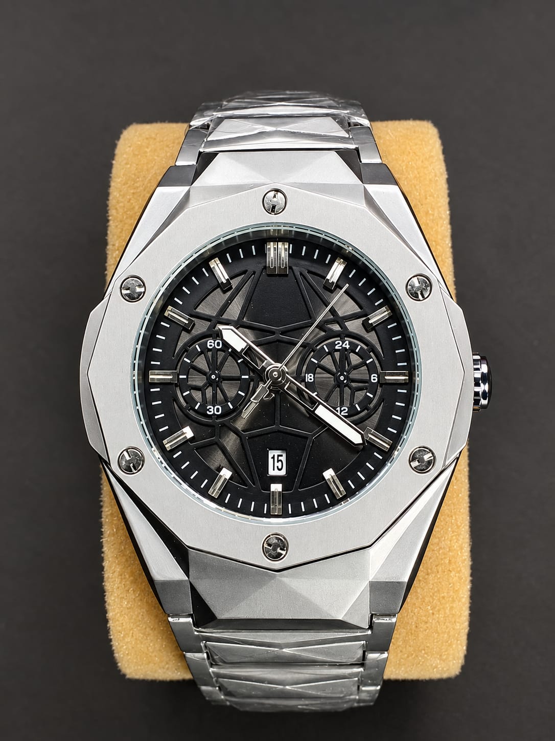 Diamond Cut Heavy Watch