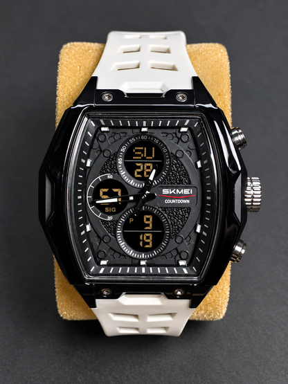 Dual Display Digital-Analog - Black Dial