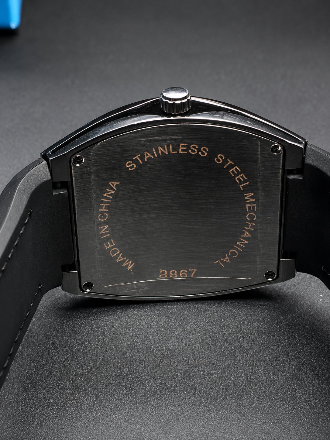 Vanguard - Black Hybrid Rubber Strap