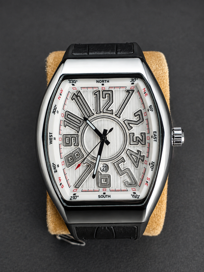 Vanguard - Black Hybrid Rubber Strap