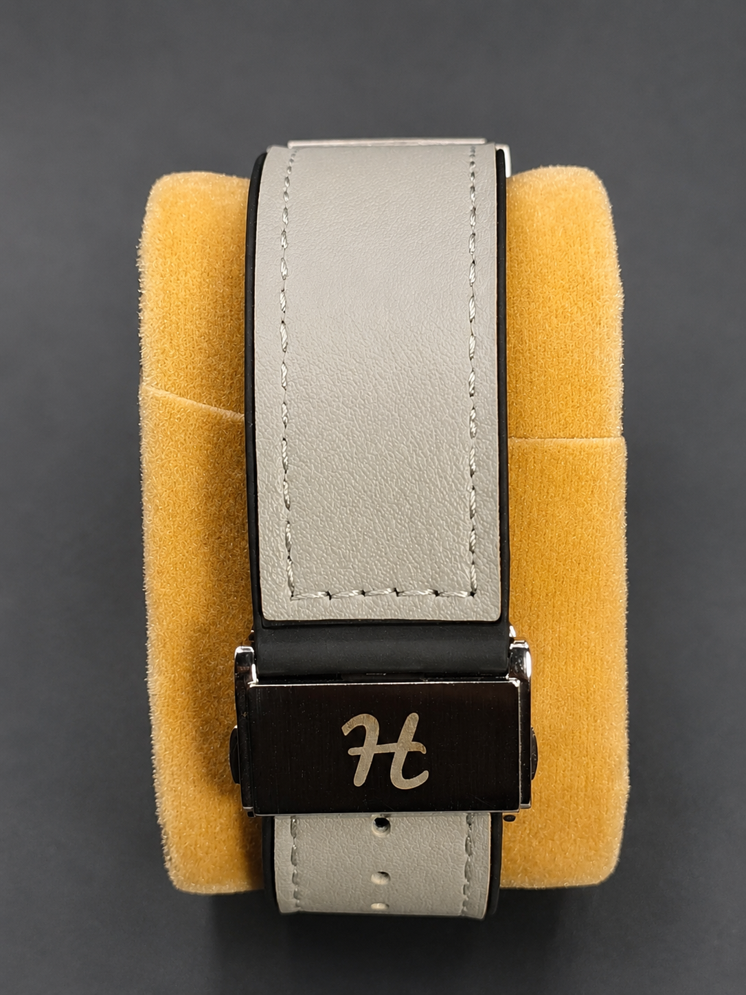 Classic Fusion - Matte Beige Dial & Grey Leather Strap